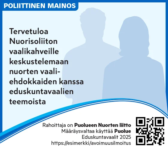 Poliittisen mainonnan merkitseminen - esimerkki 3